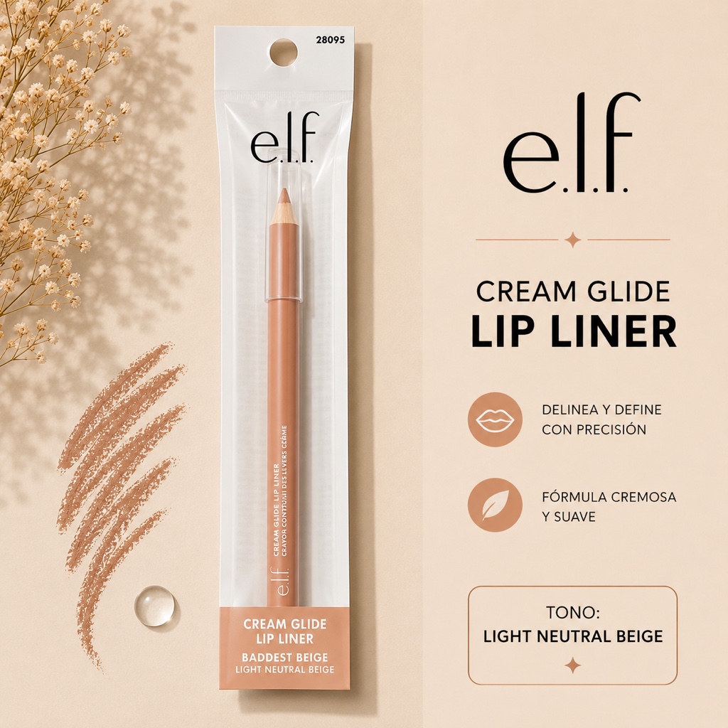 e.l.f. Cream Glide Lip Liner Light Neutral