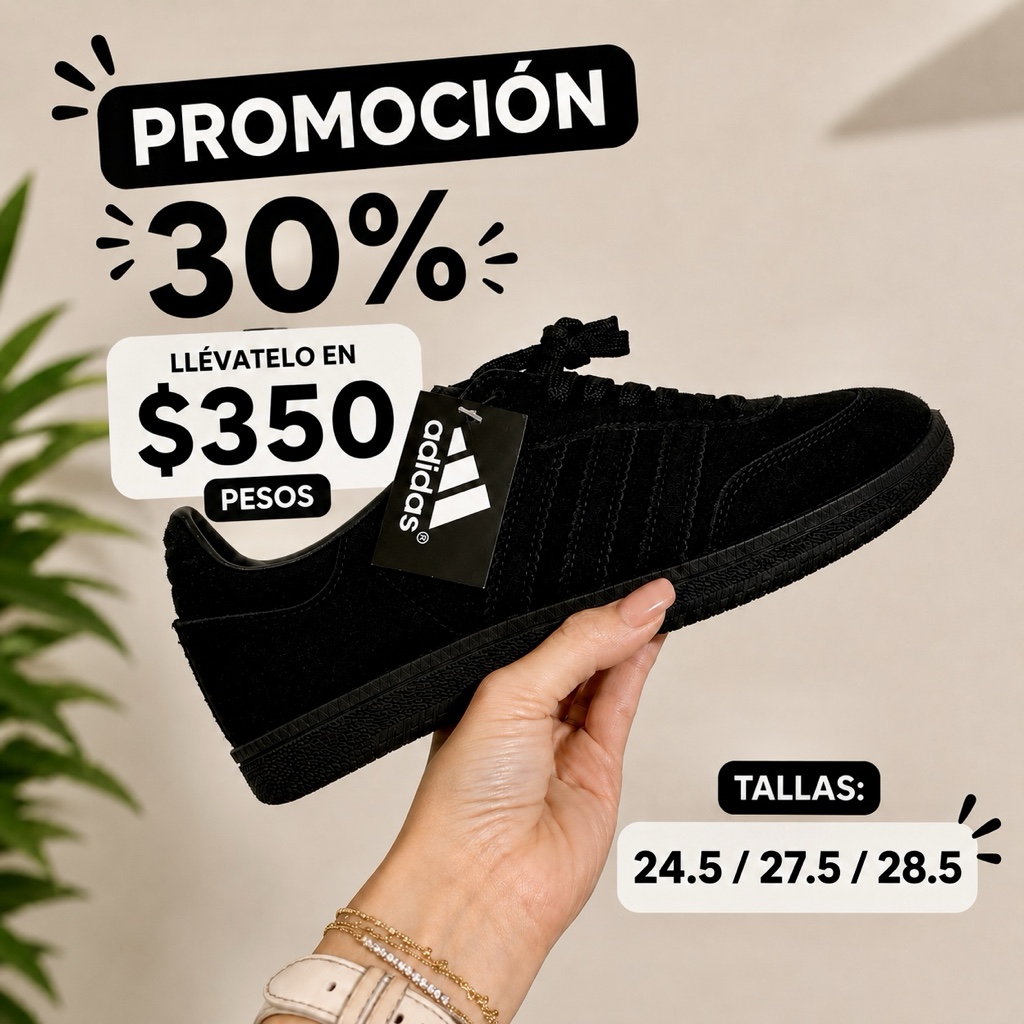 Samba Negro Gamuza