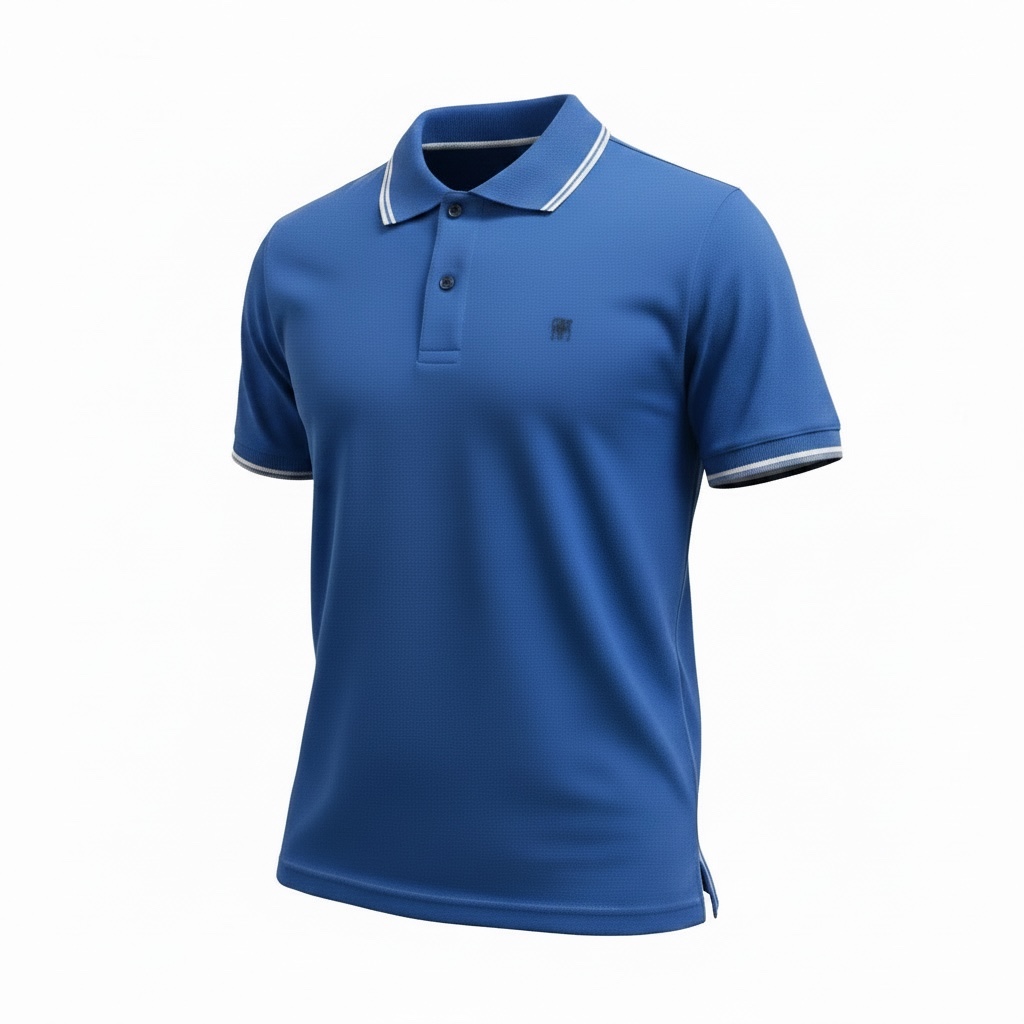 Playera CH azul tipo polo