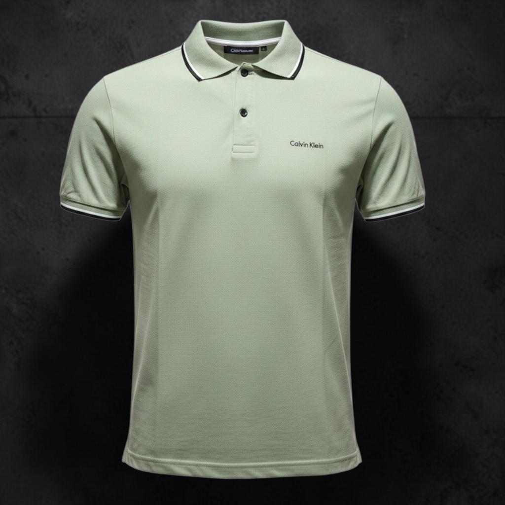 Playera Calvin Klein polo verde