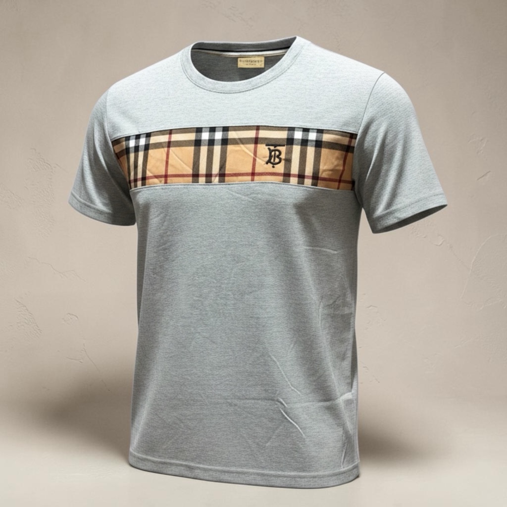 Playera gris Burberry