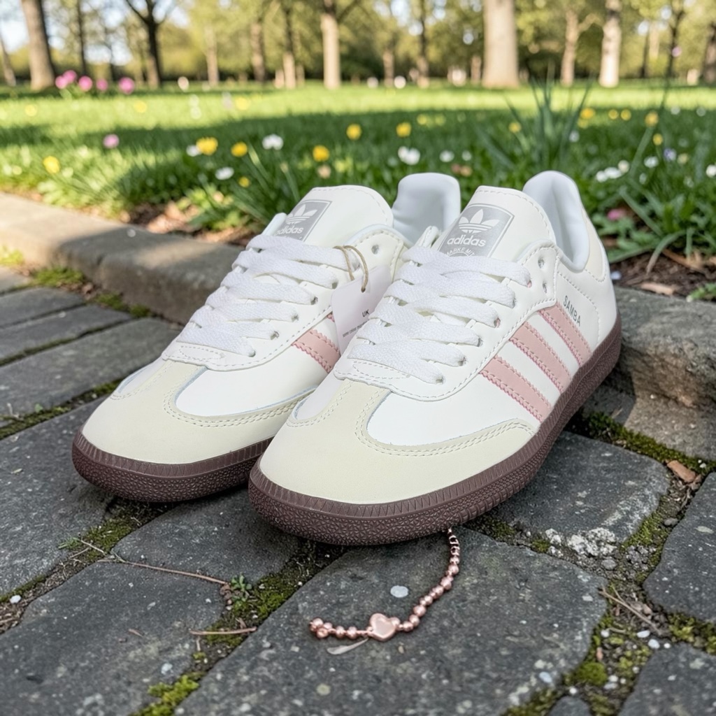 Samba Blanco/Rosa Importados