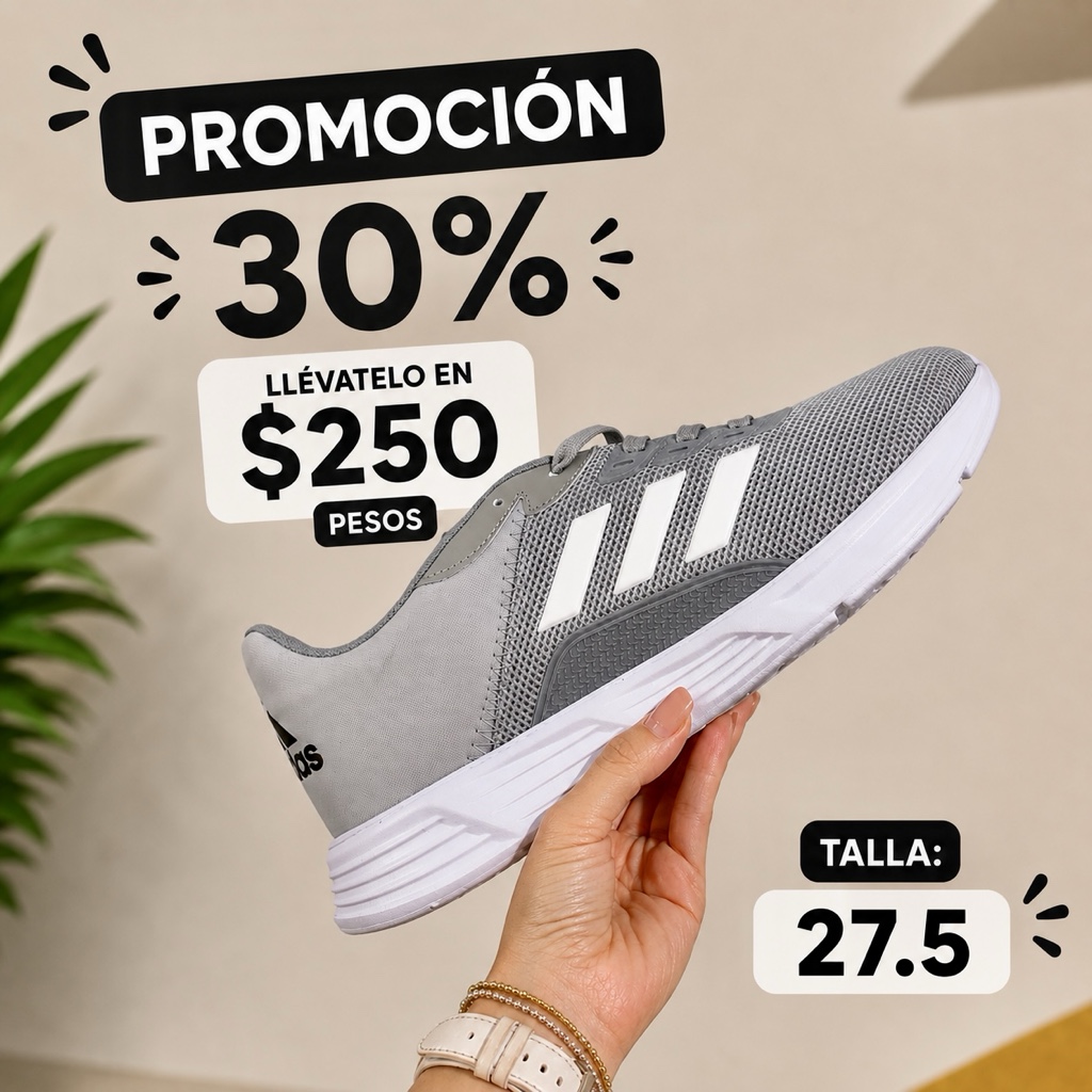 Adidas Plata/Blanco