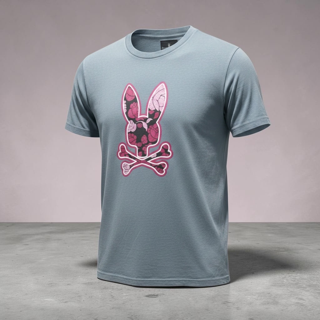 Playera Psycho Bunny azul