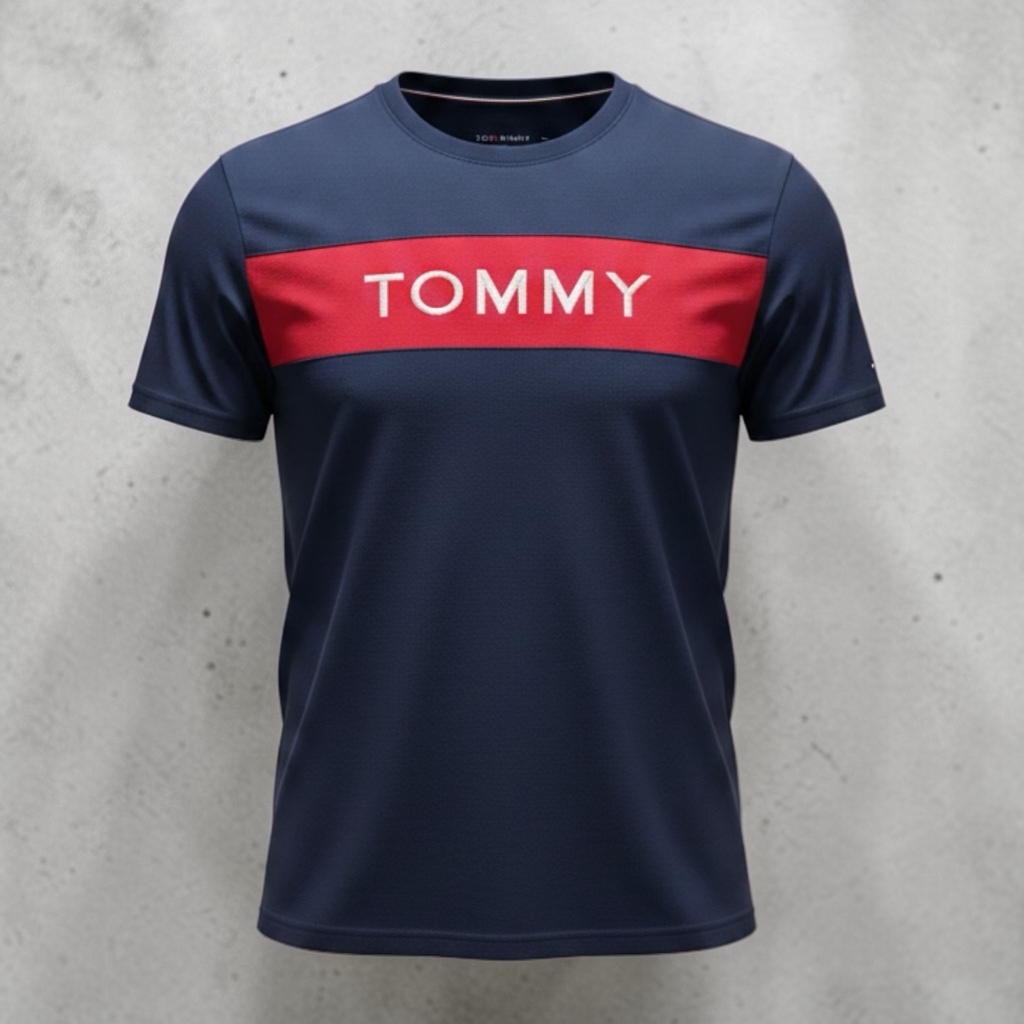 Playera Tommy Azul marino