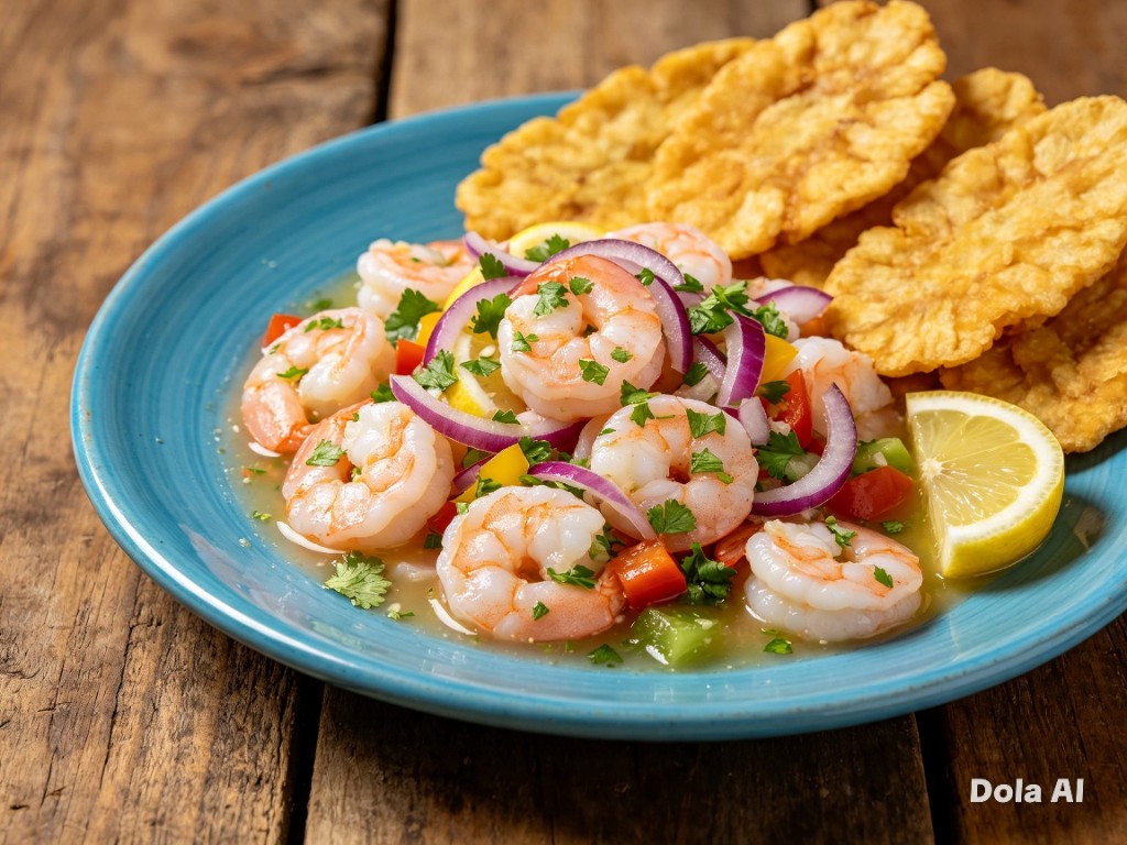 Ceviche de camarones