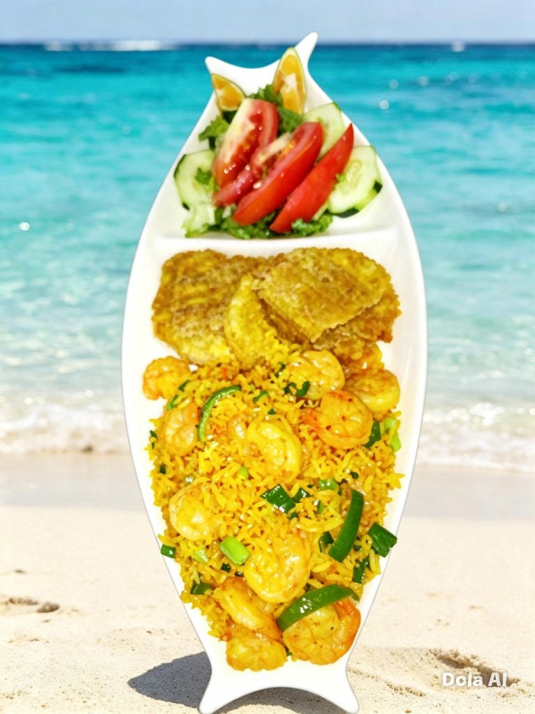 Arroz con camarones