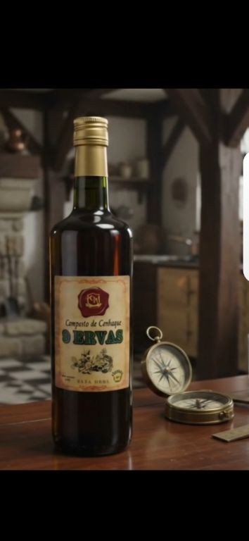 Composto de Conhaque  9 ervas casa real - 750ml