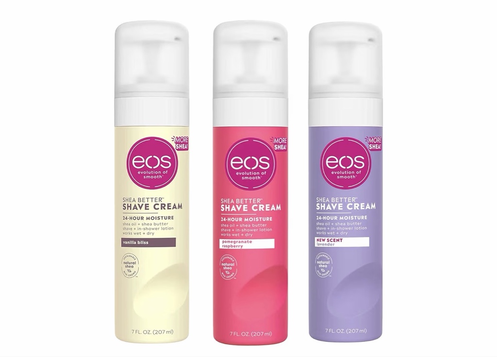 Eos- crema de afeitar ultra hidratante