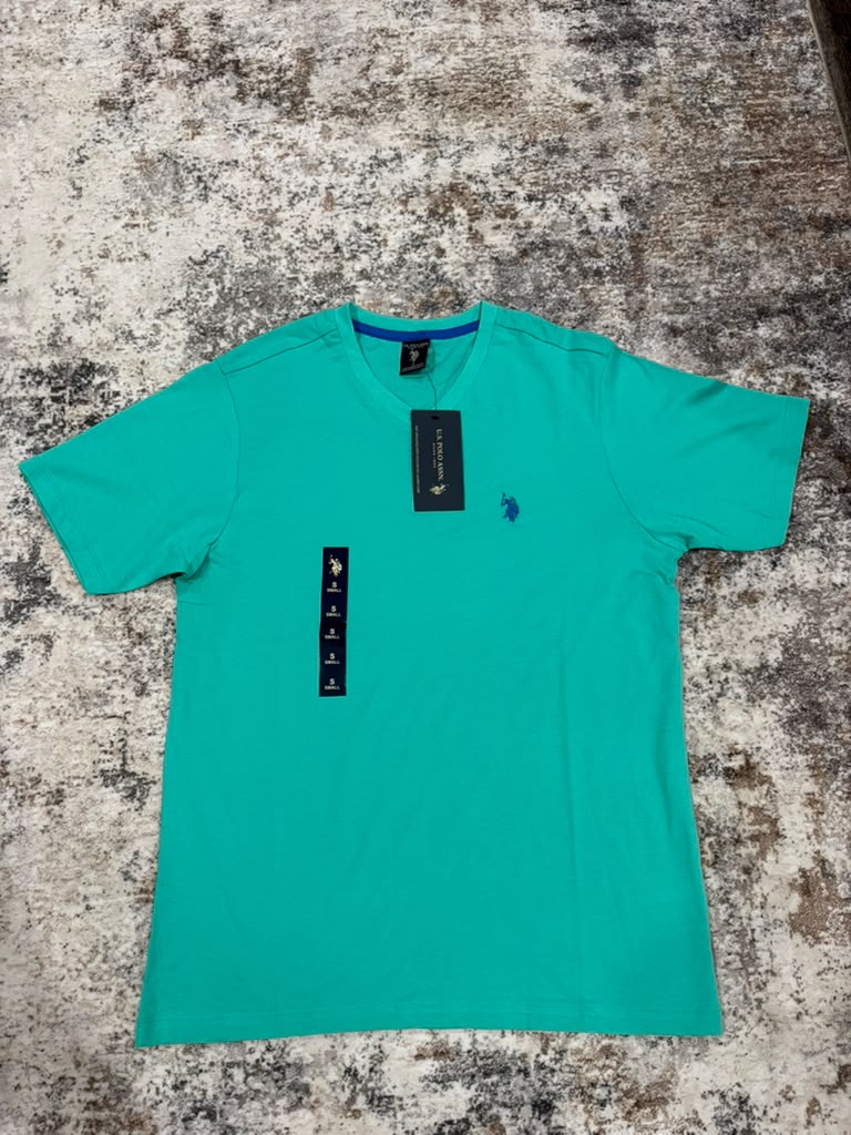 Camiseta U.S. Polo Assn. Original – Verde Aqua
