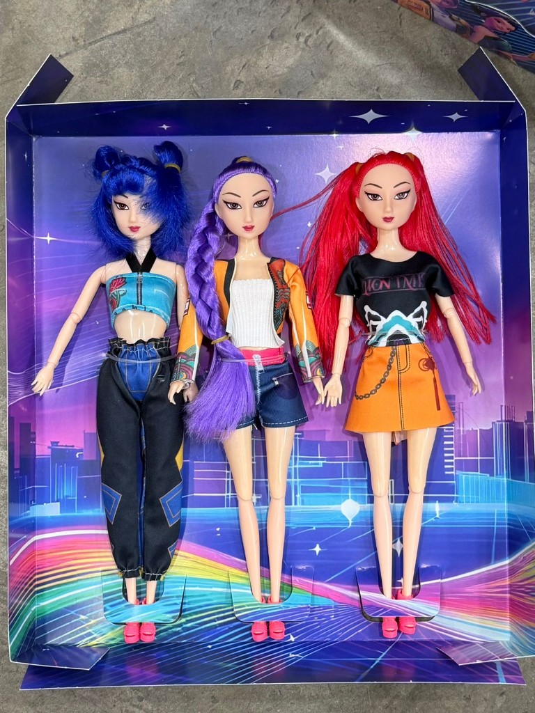 Muñecas K-Pop set x 3