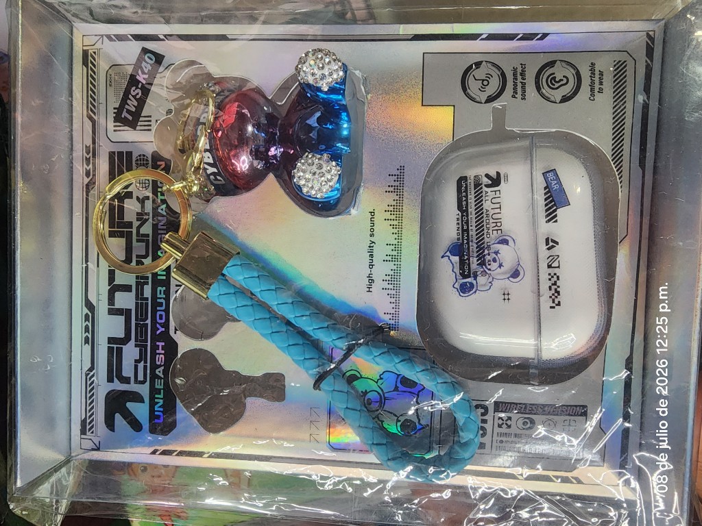 Futur Cyberpunk audifonos azules