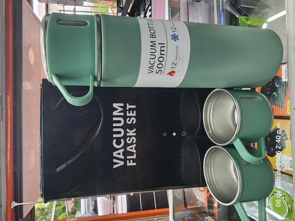 Vacuum Flask Set verde 500ml