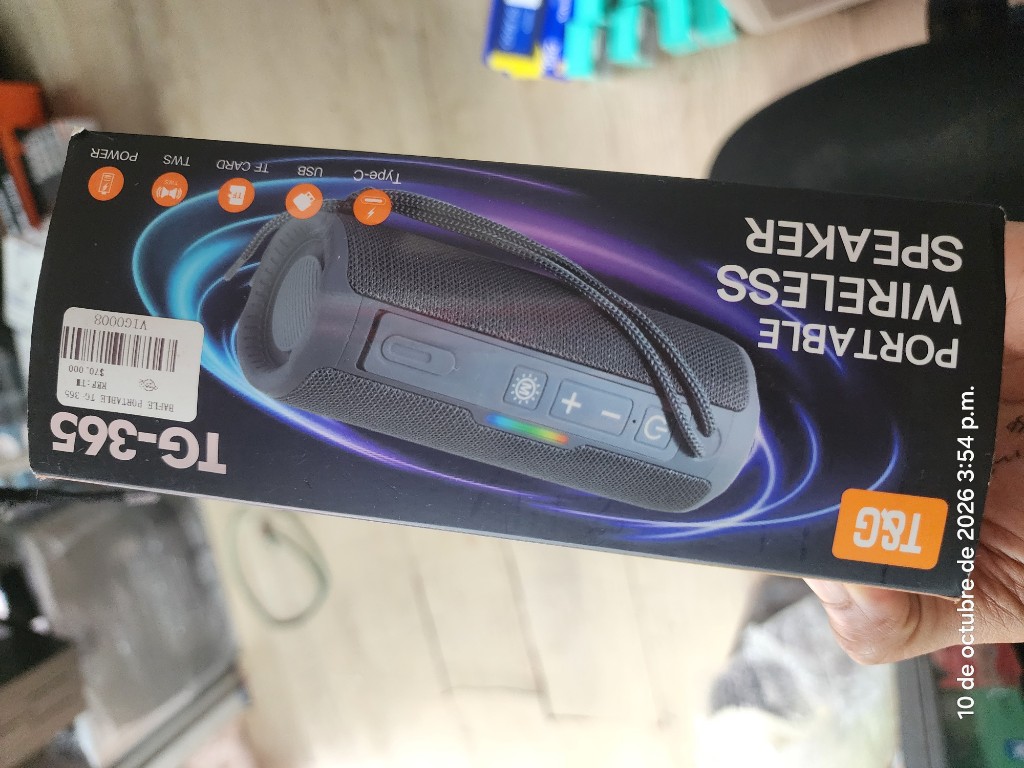 BAFLE PORTABLE TG-365