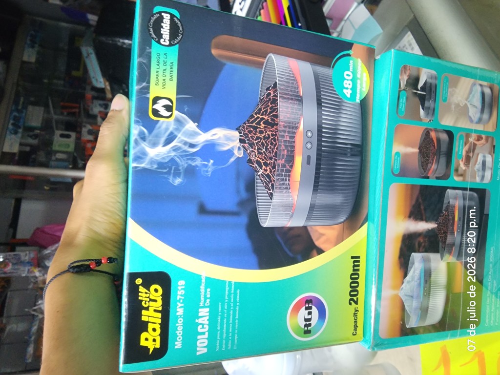 Baihuo Volcán humidificador RGB