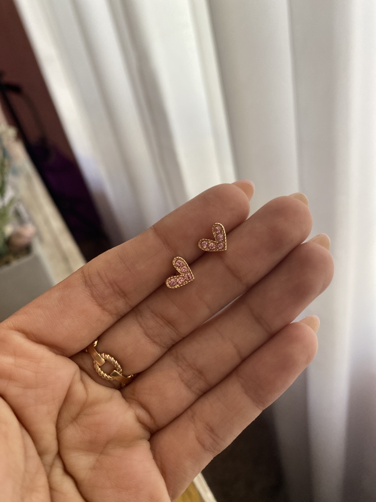 Corazon Pixar dorado - bronce