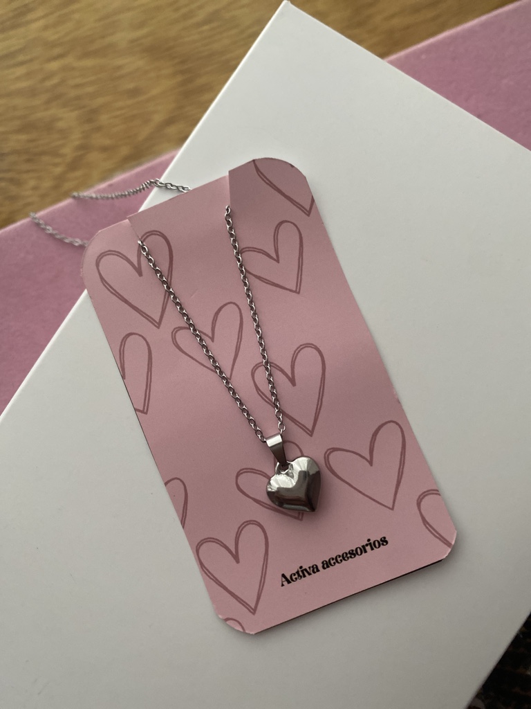 Cadenita Corazon plateado