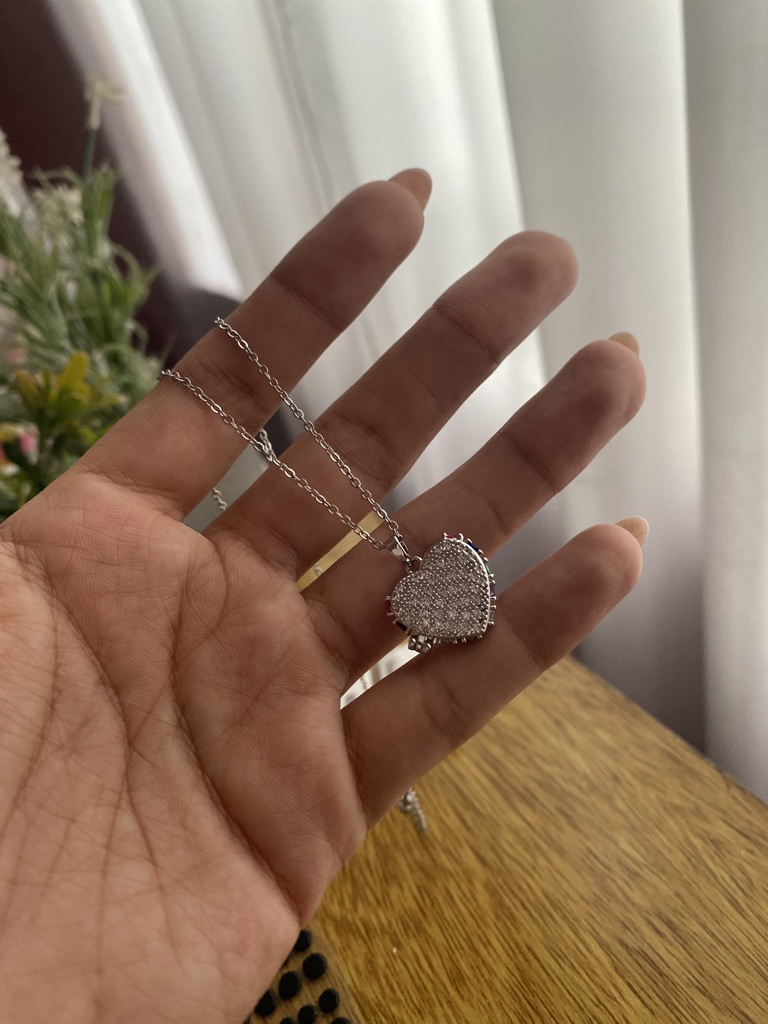 Relicario Corazon strass