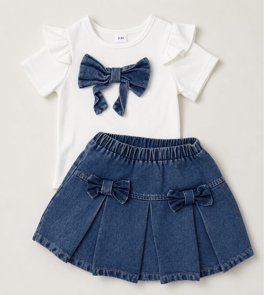 Conjunto falda y camiseta 2/3Y