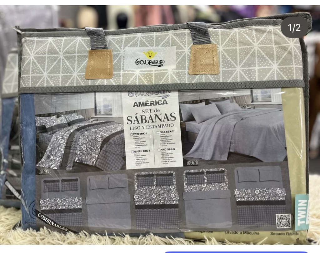 SET BOBLES SABANAS QUEEN “GOLSUN”