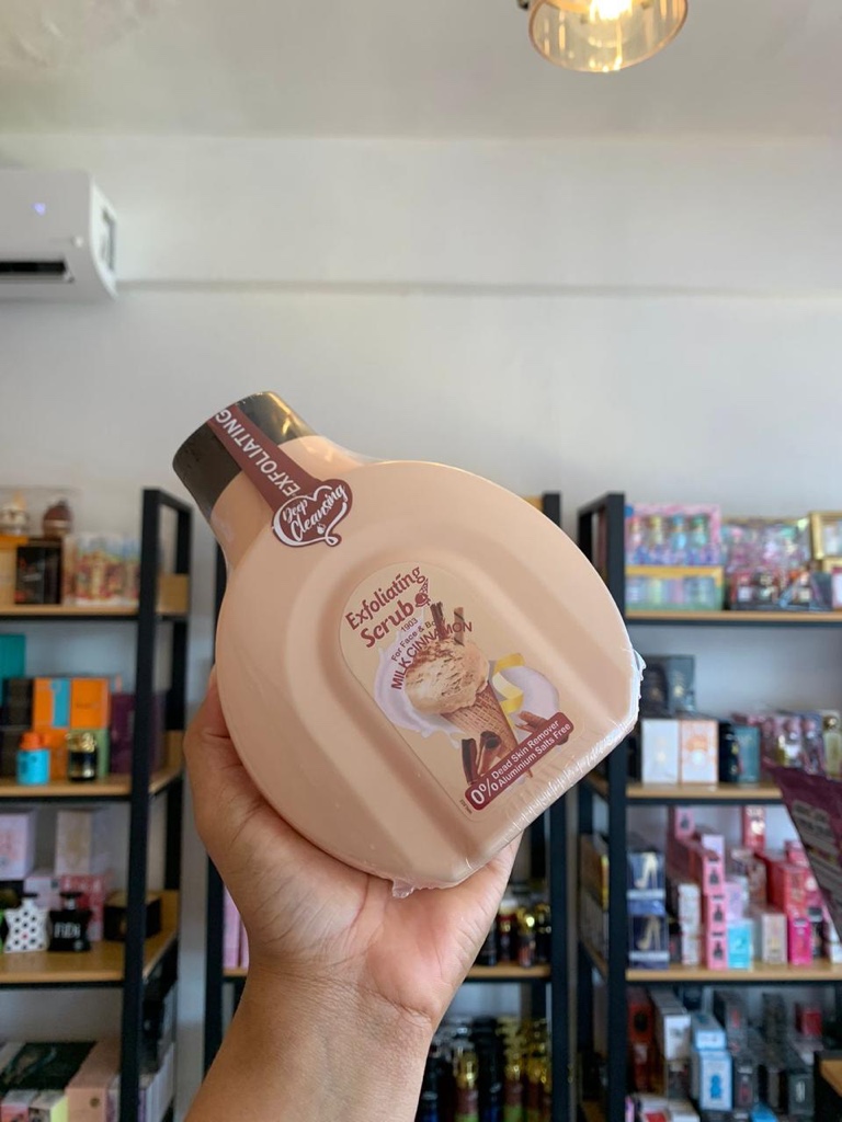 exfoliating milk & cinnamon