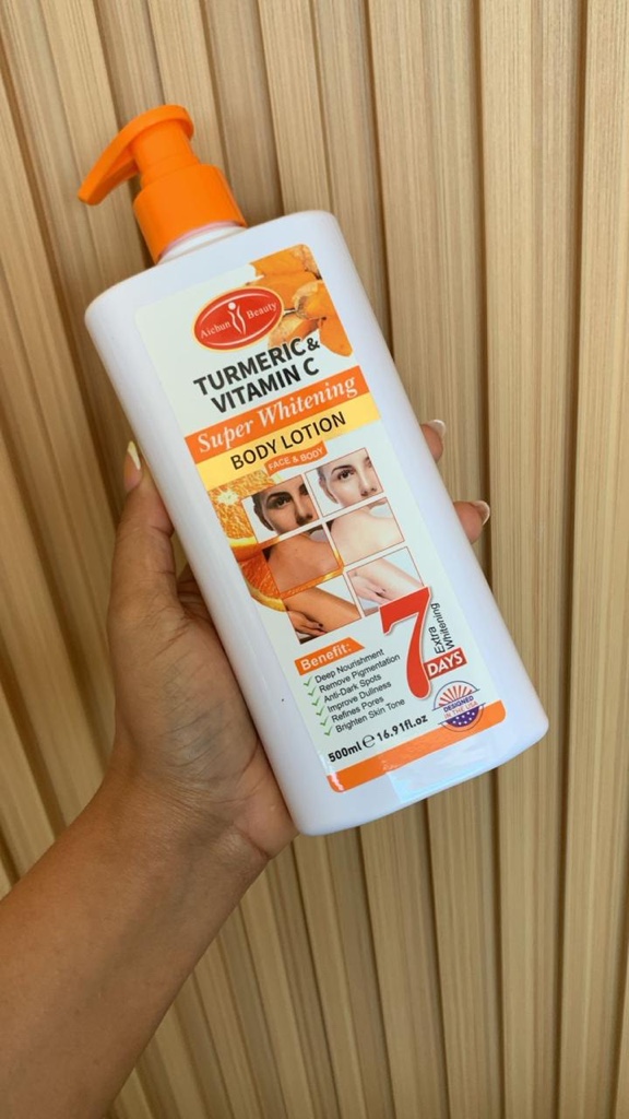 Crema de cúrcuma  blanca 500ml
