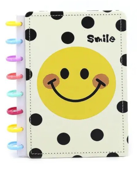 Cuaderno Disco Smile a lunares