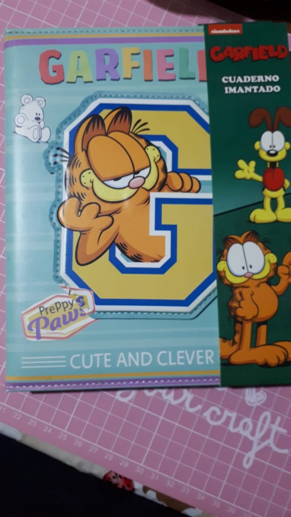 Agenda de Garfiel certificado