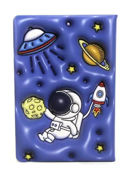 Cuaderno espacial Azul