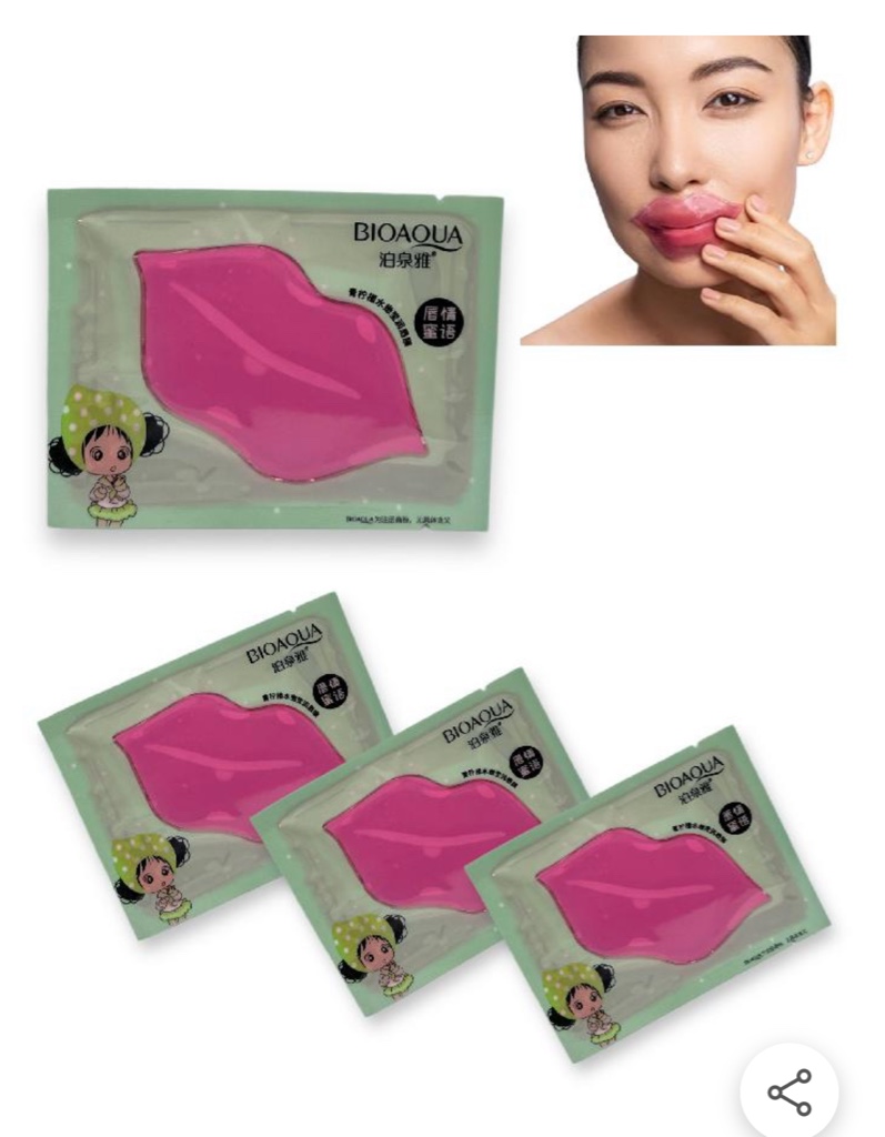 BIOAQUA mascarilla labios rosa o