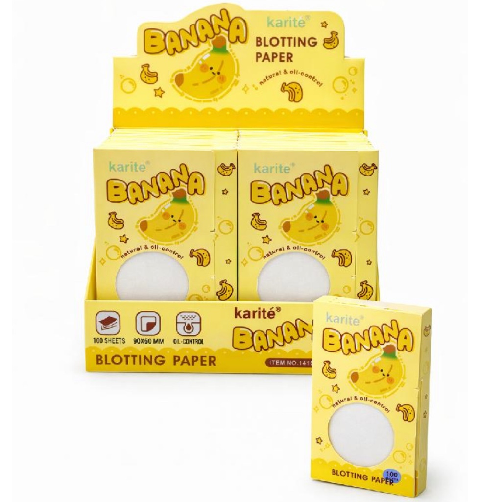 Karite Banana papel absorbente