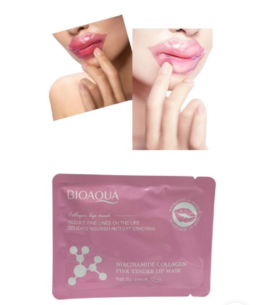 BIOAQUA mascarilla labios rosa