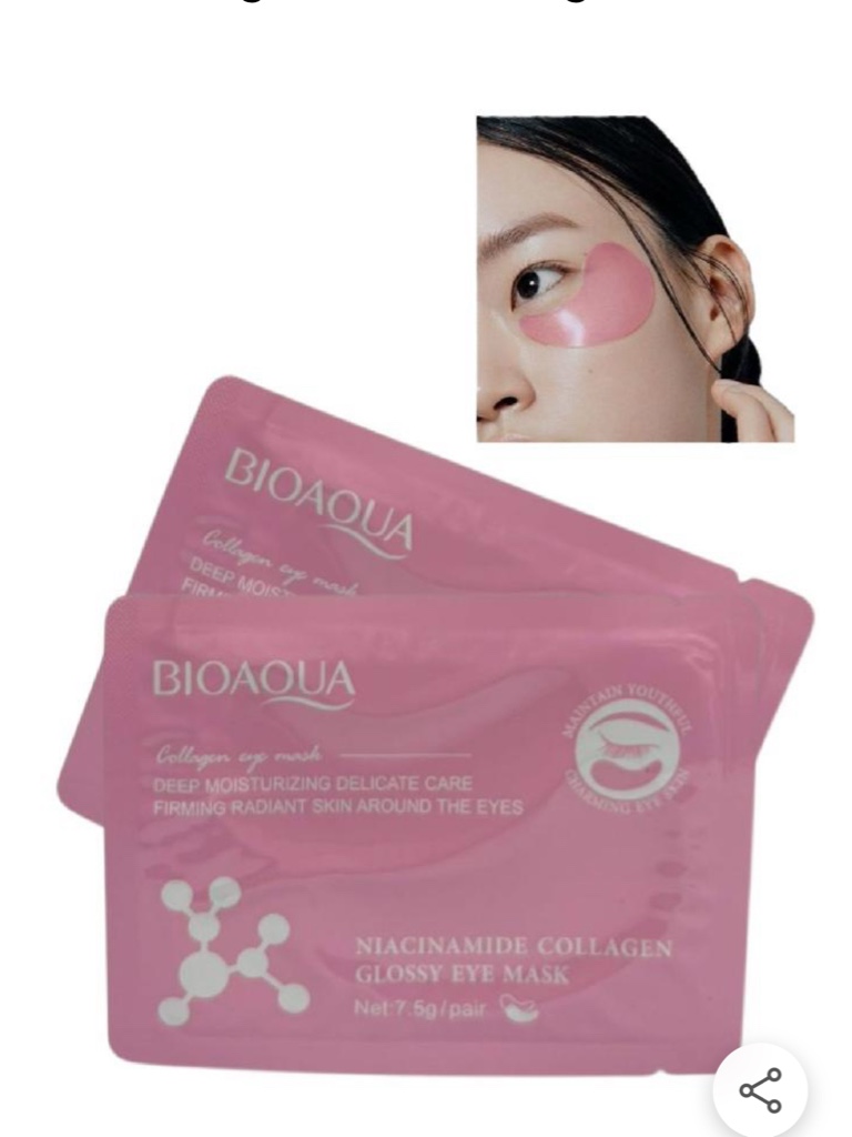 BIOAQUA Parches rosa ojos