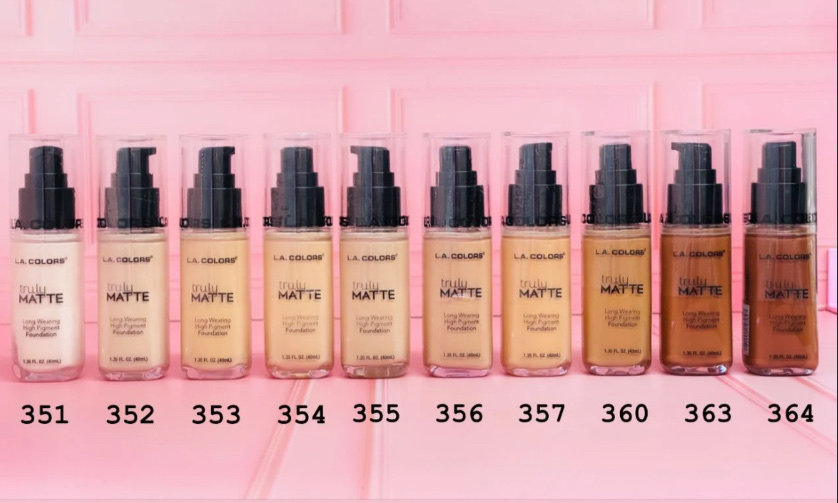 LA Colors Trully cool beige Matte base liquida
