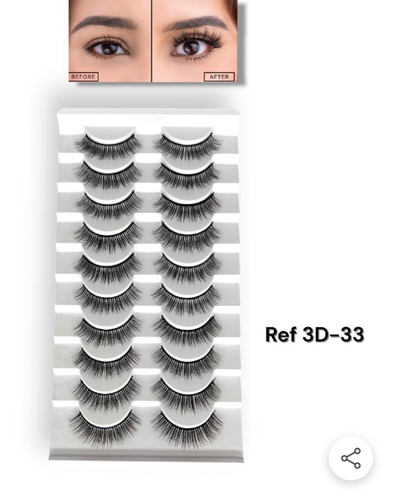 Pestañas postizas 3D-33
