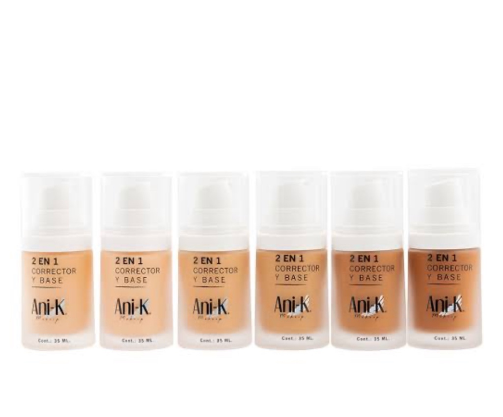 Ani-K 2 en 1 corrector y base tono 00