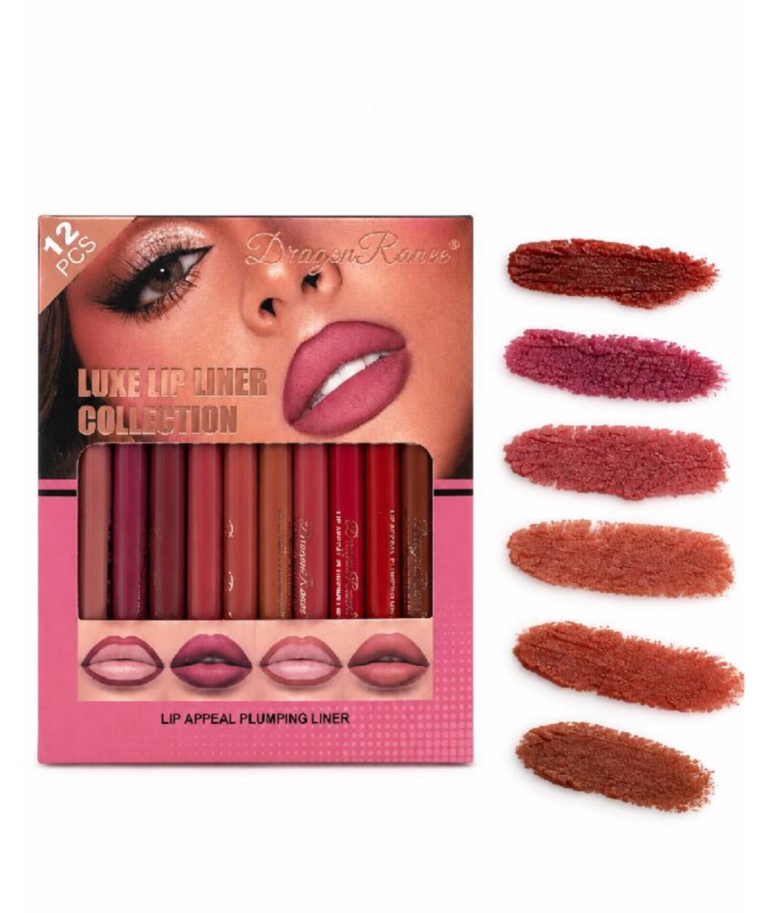 DragonRanee Luxe Lip Liner 12 pcs