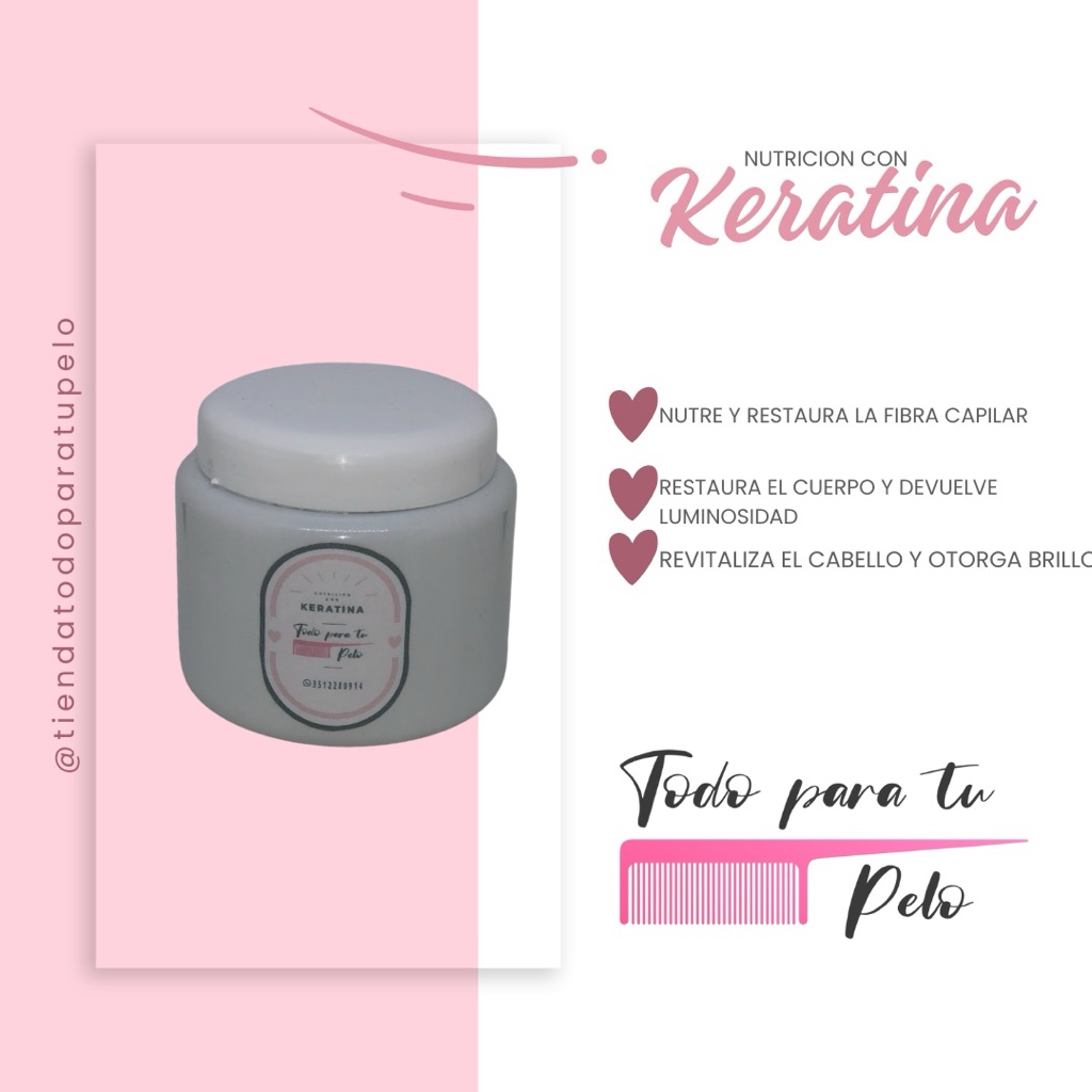 Nutricion con keratina