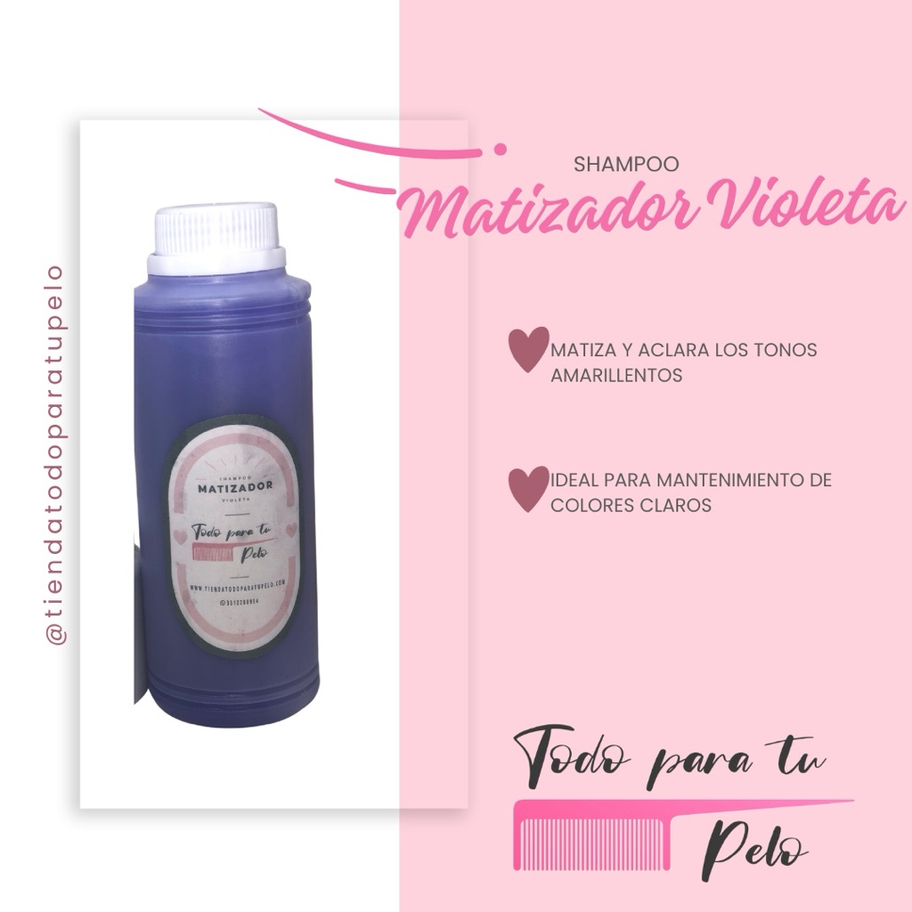 Shampoo matizador violeta