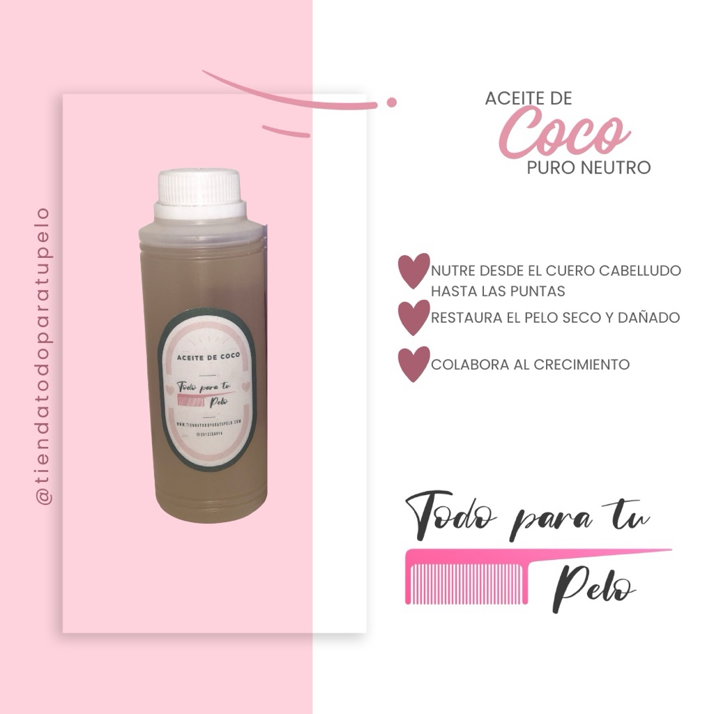 Aceite de coco-puro neutro