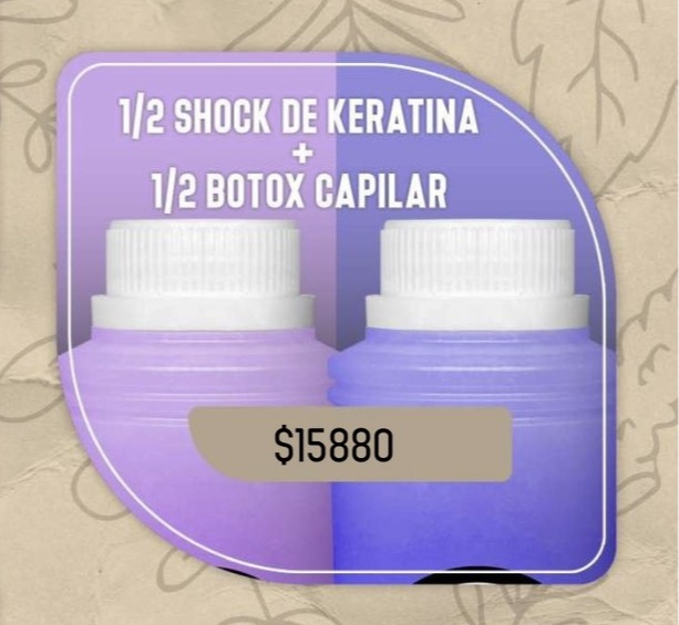 Combo shock de keratina + botox