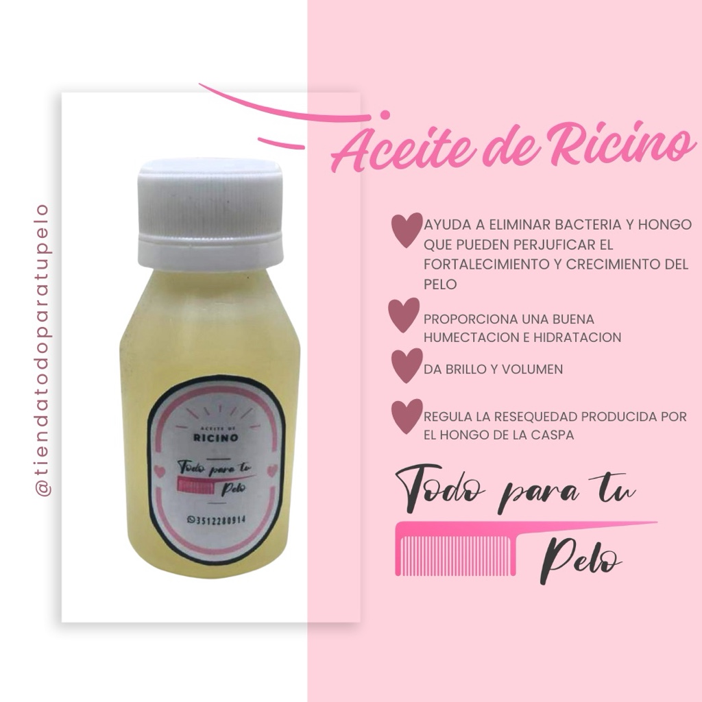 Aceite de ricino 60cc