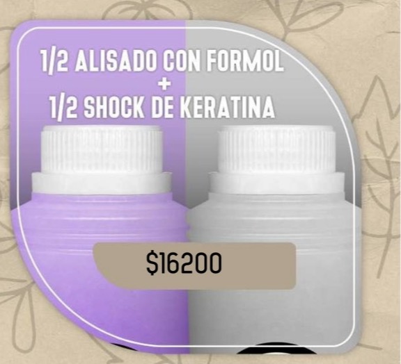 Conbo alisado con formol +keratina