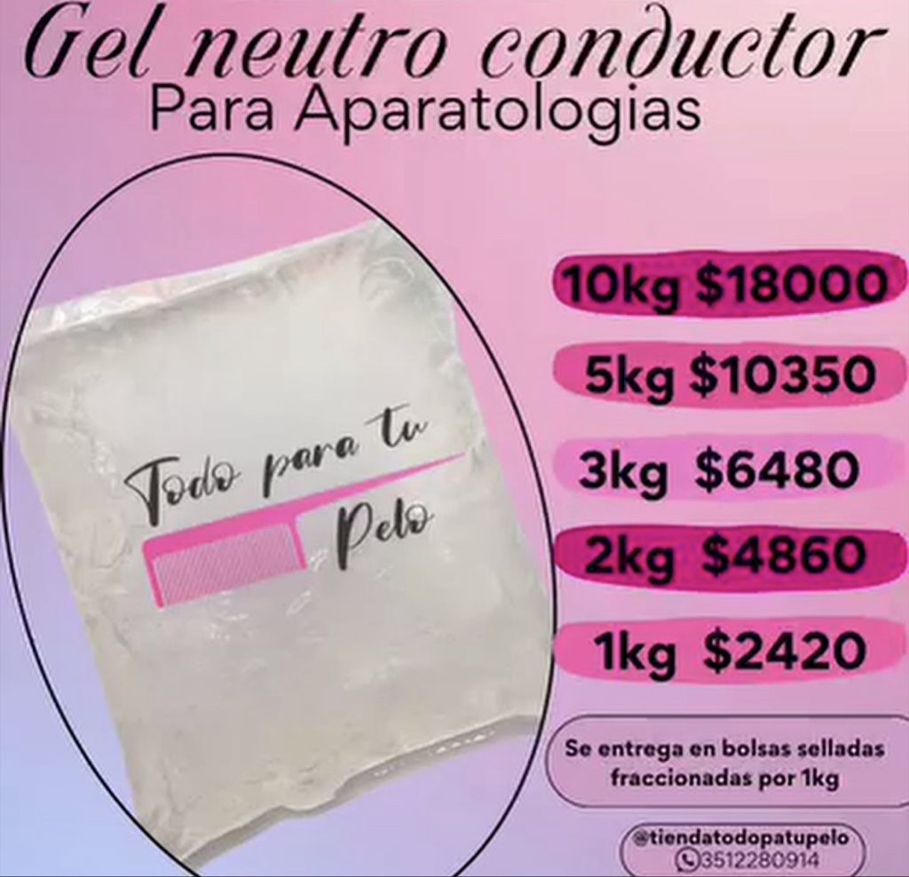 Gel neutro conductor