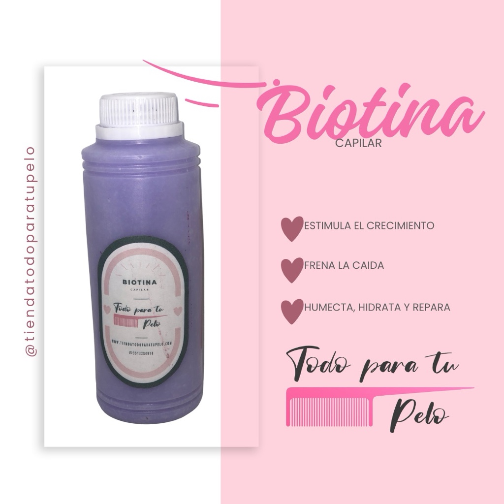 Tratamiento biotina capilar