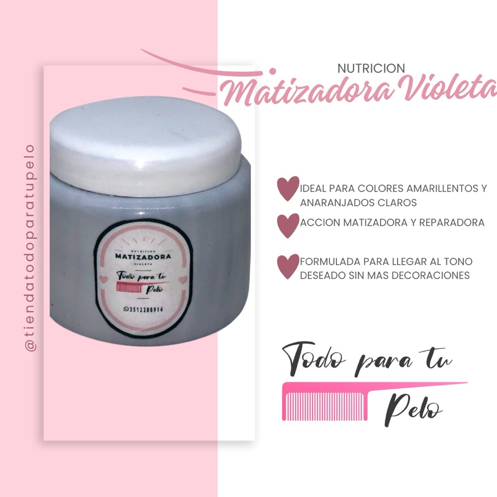 Nutricion matizadora violeta