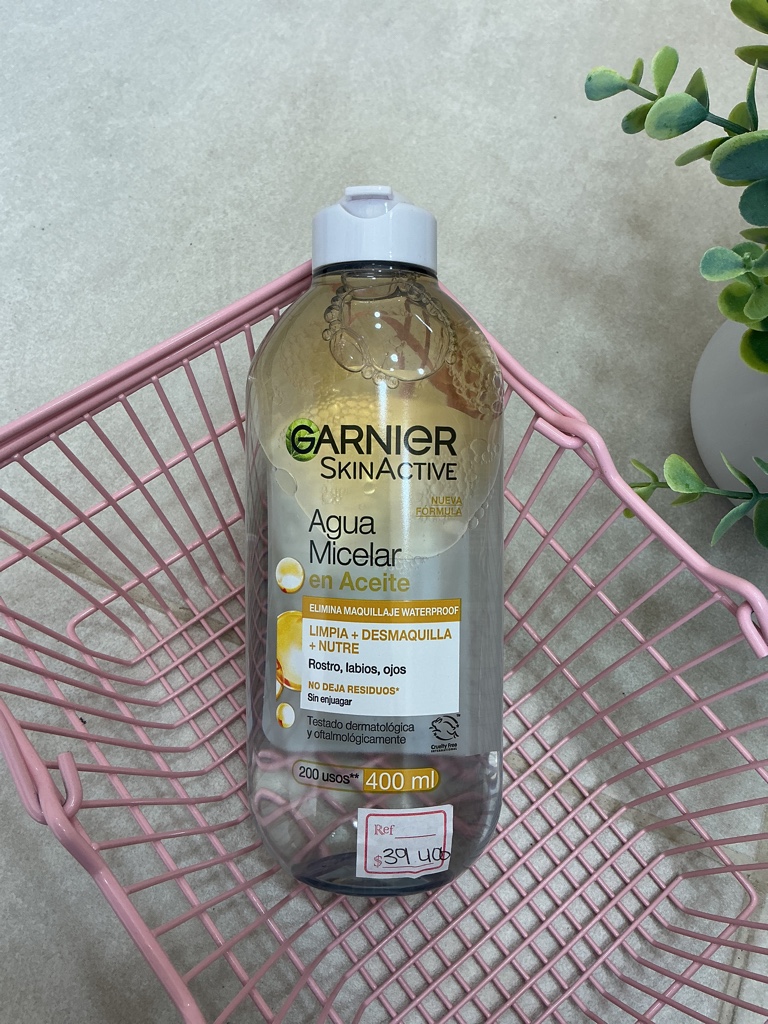 Agua micelar en aceite 400ml Garnier