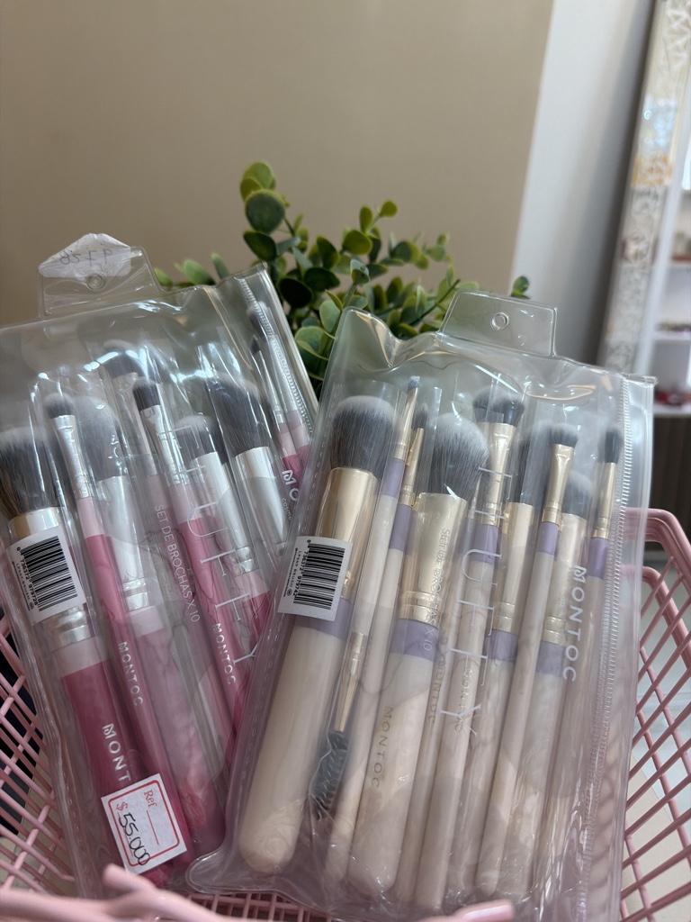 Kit de brochas fluffy montoc