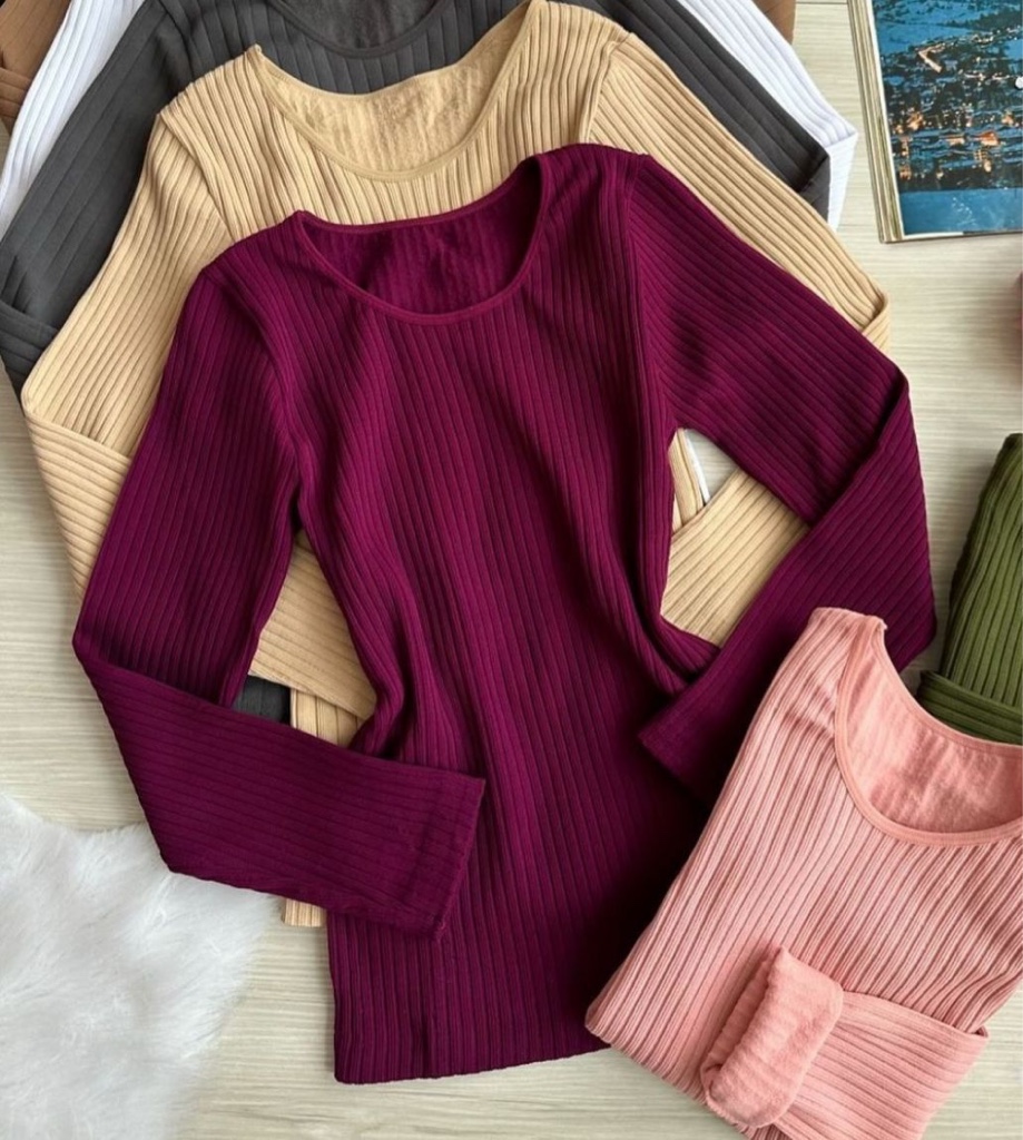 Blusa térmica flanelada
