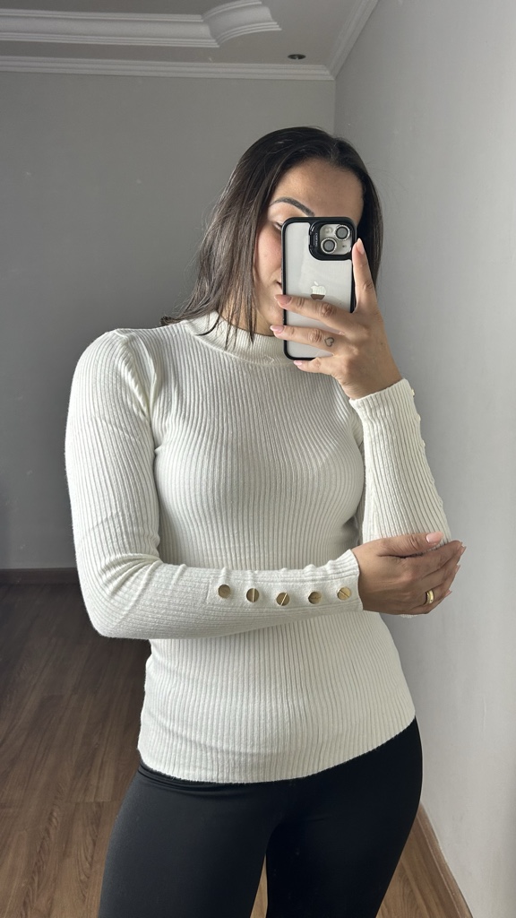 Blusa modal botão manga( A M fashion